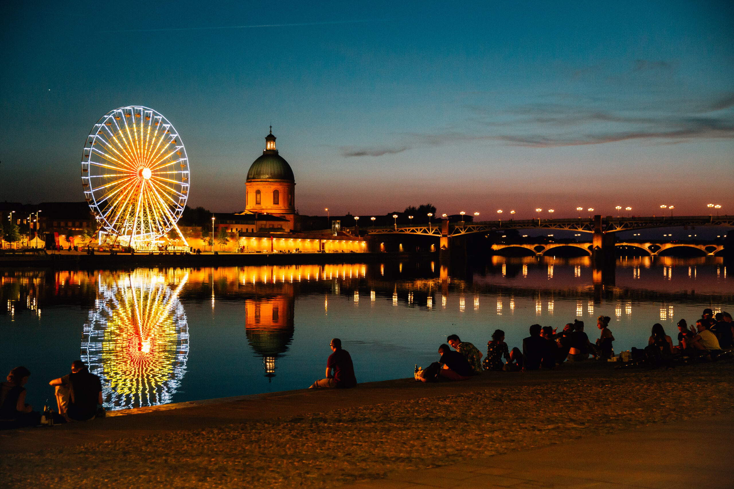 Quai de la Daurade à Toulouse